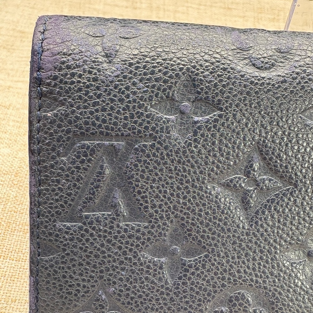 LV Sarah Wallet – Navy Empreinte Classic - Picture 11 of 11